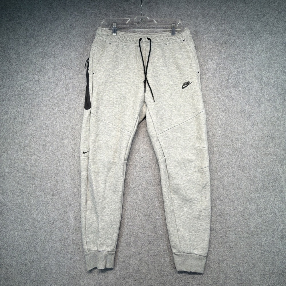 Nike Sportswear Tech Fleece Pants Joggers Heather Grey HV0959-063 Size Large